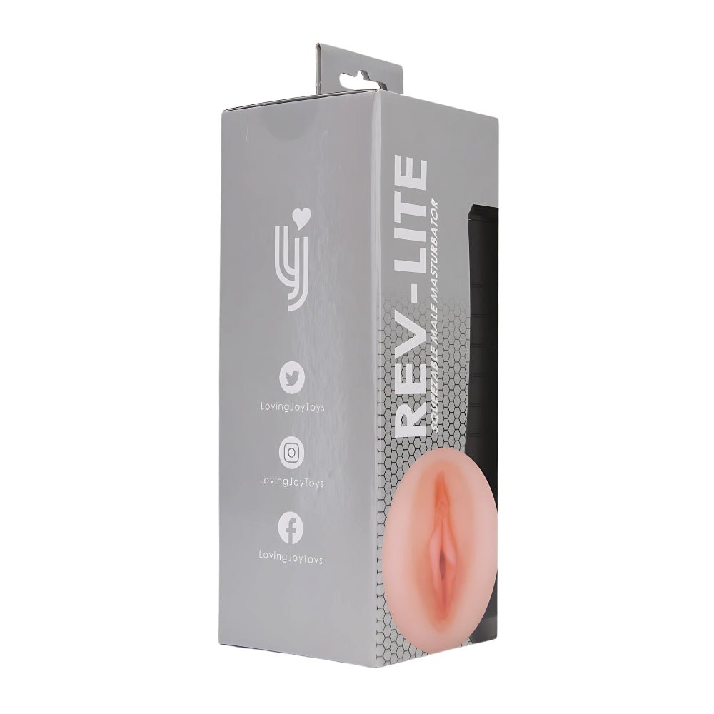 Rev - Lite Squeezable Male Masturbator - Sensual Vibes UK
