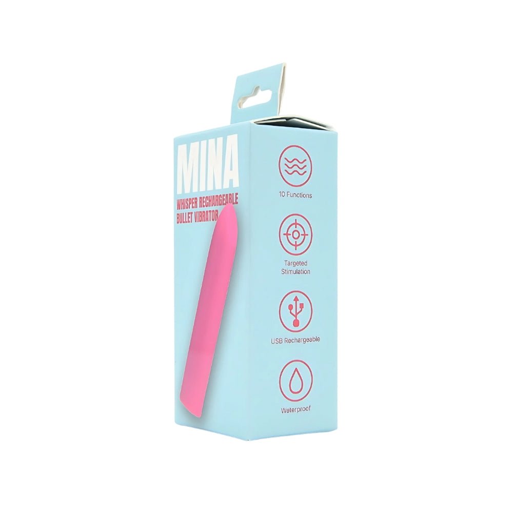 Mina Whisper Rechargeable Bullet Vibrator - Sensual Vibes UK