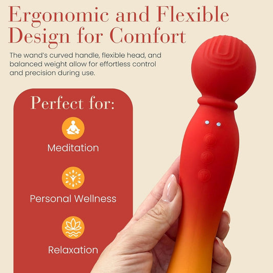 MYLO 3-in-1 Wand Luxury Body Massager Wellness Features