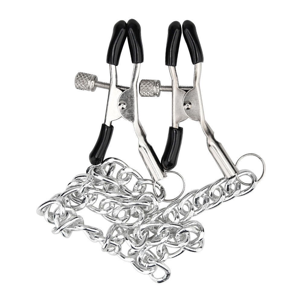Bound to Please Adjustable Nipple Clamps & Chain Product Image