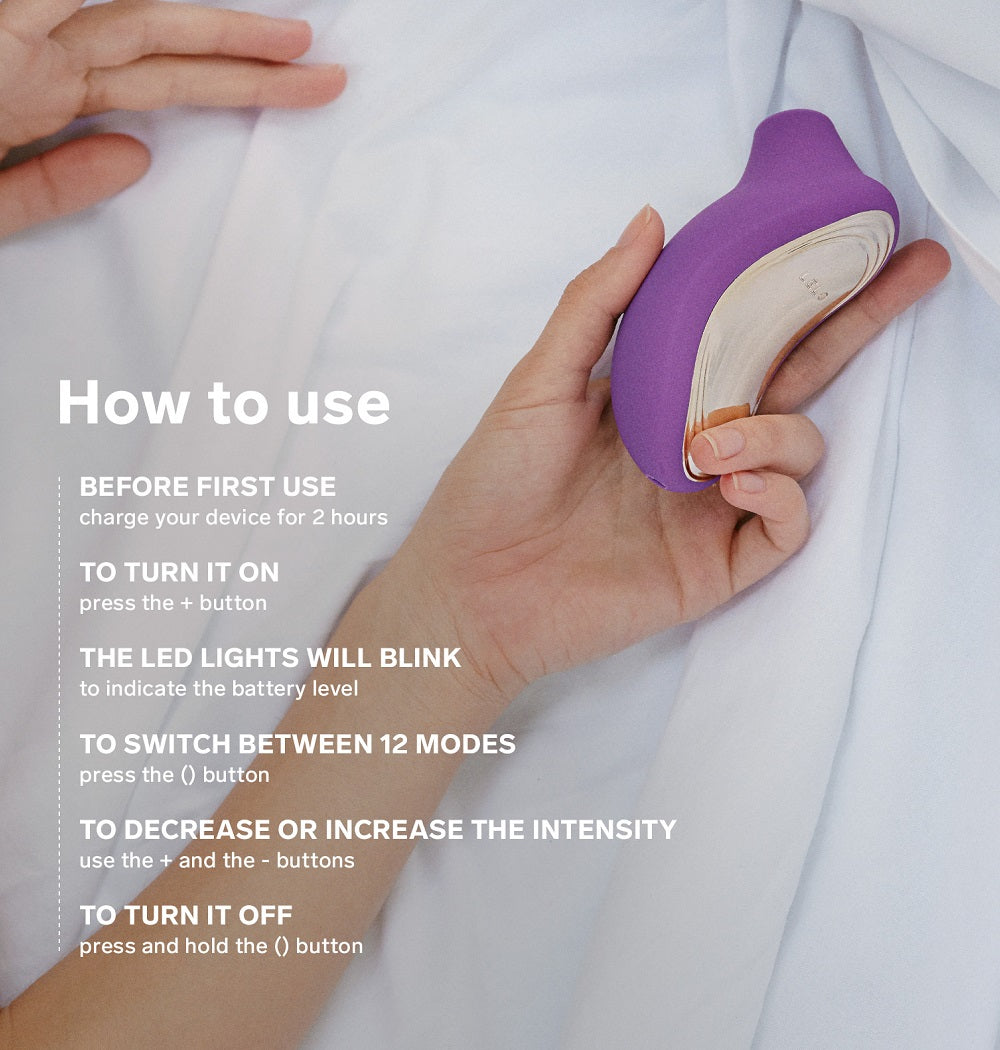LELO SONA 2 Sonic Clitoral Massager Instructions List