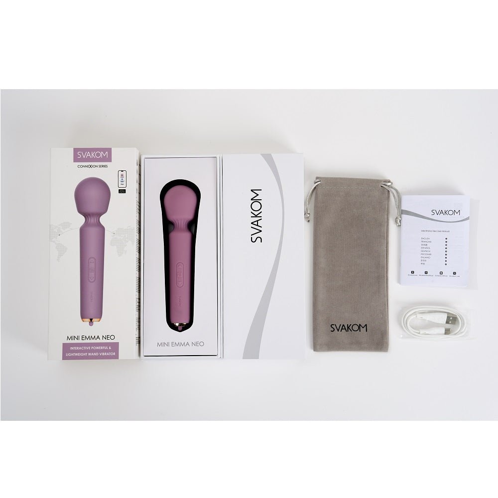 Svakom Mini Emma Neo Wand Vibrator - Sensual Vibes UK