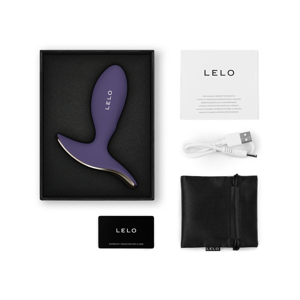 LELO Surfer 2 Vibrating Butt Plug Cyber Purple Product Contents