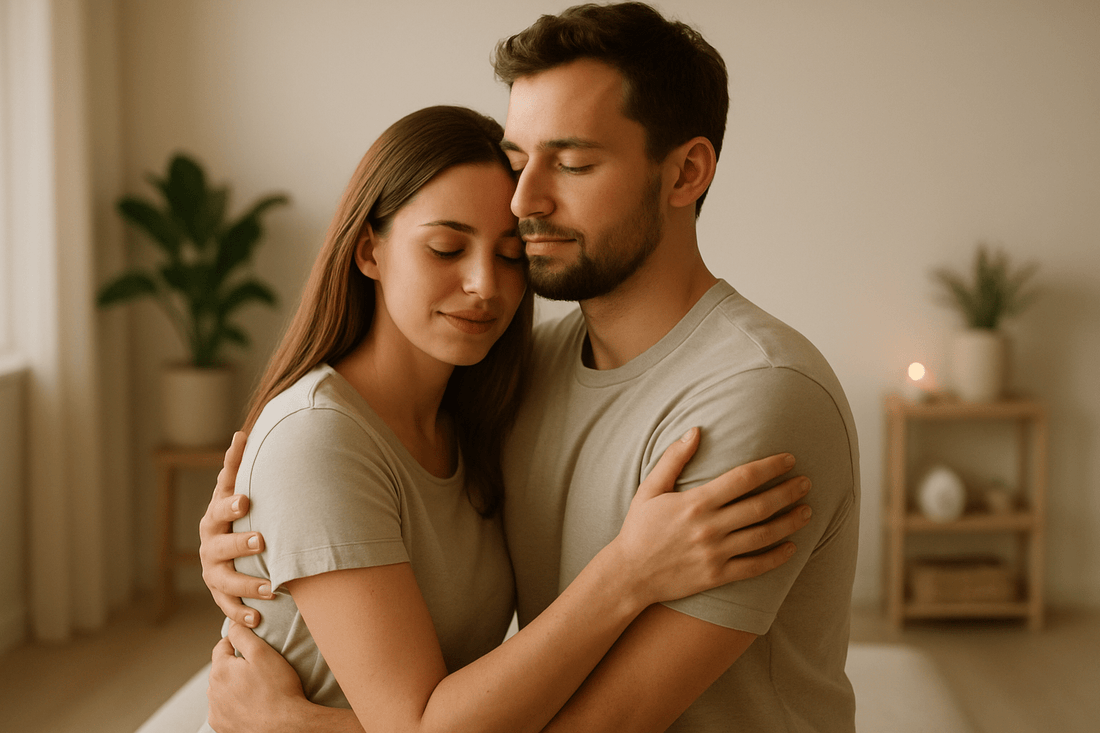 Sexual Health & Wellness | Couple having an intimate embrace