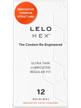 LELO HEX Condoms Original 12 pack