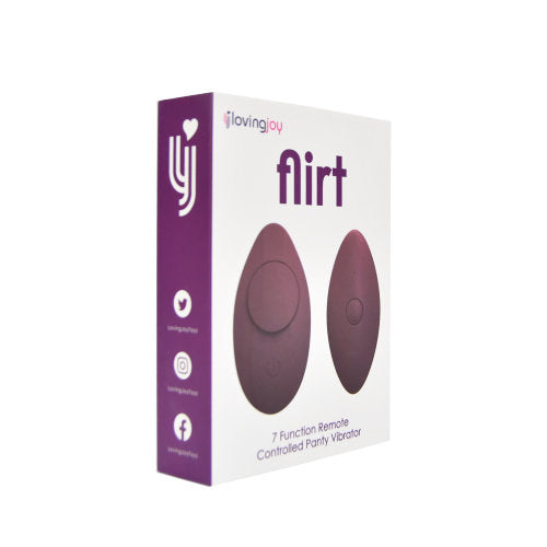 Loving Joy Flirt 7 Function Remote-Controlled Wearable Clitoral Knicker Vibrator