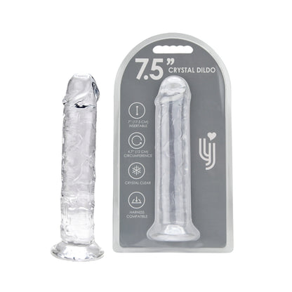 Loving Joy 7.5 Inch Suction Cup Dildo Clear