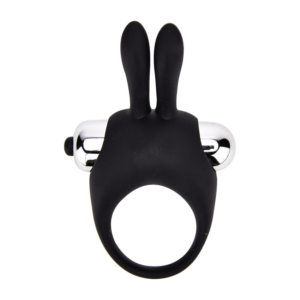 Loving Joy Silicone Vibrating Rabbit Cock Ring Product Image