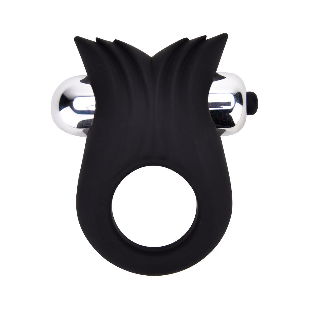 Loving Joy Silicone Vibrating Textured Cock Ring Product Image