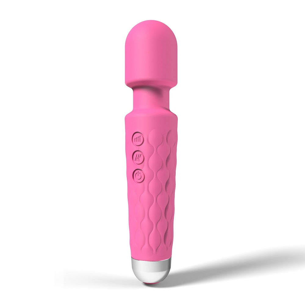 Loving Joy 20 Function Wand Vibrator Pink