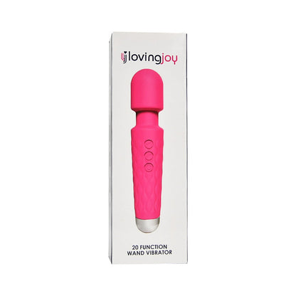 Loving Joy 20 Function Wand Vibrator Pink