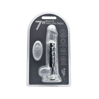 Loving Joy 7 Inch Remote Vibrating Dildo