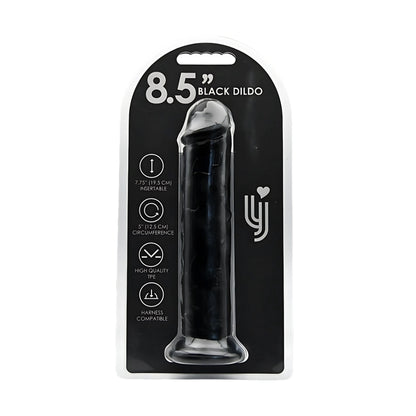 Loving Joy 8.5 Inch Suction Cup Dildo Black