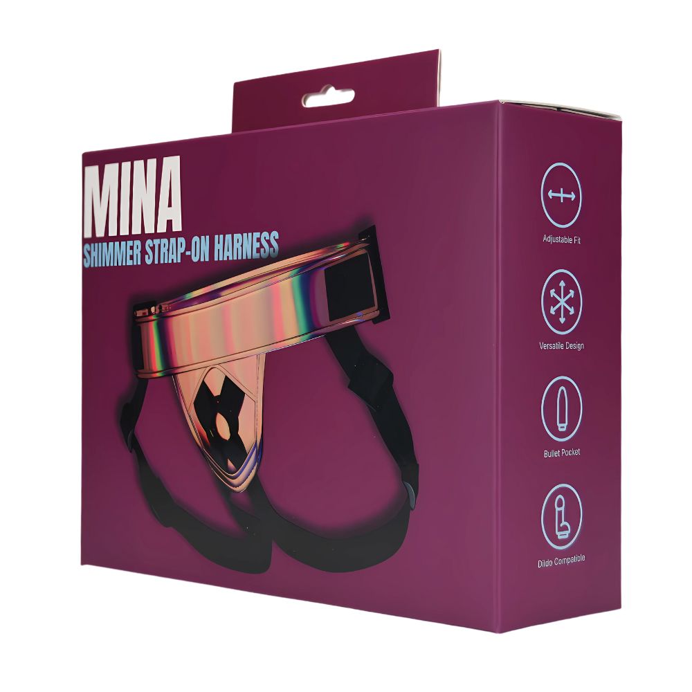 Mina Shimmer Strap-On Harness