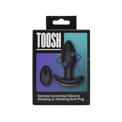 Toosh Remote Controlled Silicone Rotating & Vibrating Butt Plug - Sensual Vibes UK