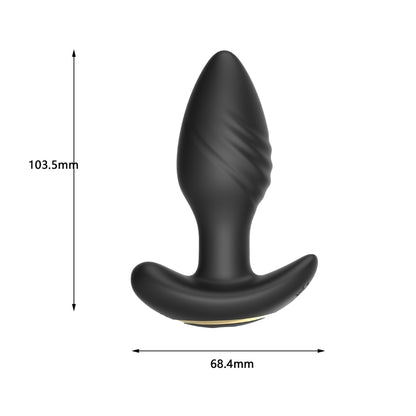 Toosh Remote Controlled Silicone Rotating & Vibrating Butt Plug - Sensual Vibes UK