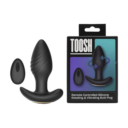 Toosh Remote Controlled Silicone Rotating & Vibrating Butt Plug - Sensual Vibes UK