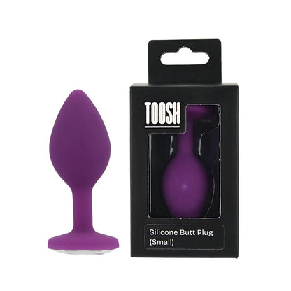 Toosh Purple Silicone Butt Plug Small - Sensual Vibes UK