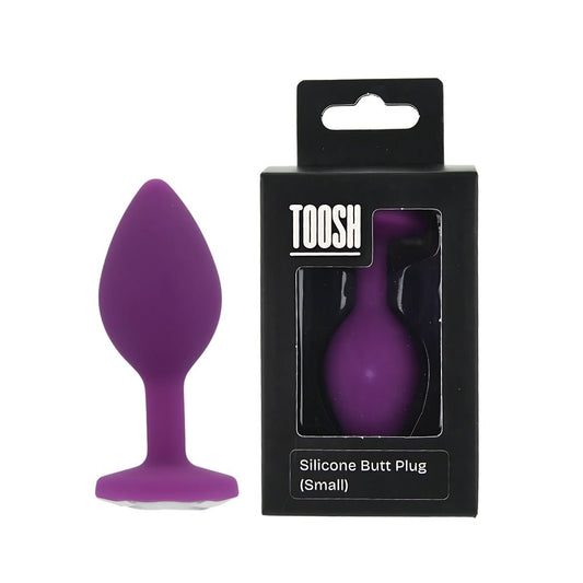 Toosh Purple Silicone Butt Plug Small - Sensual Vibes UK