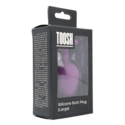 Toosh Purple Silicone Butt Plug Large - Sensual Vibes UK