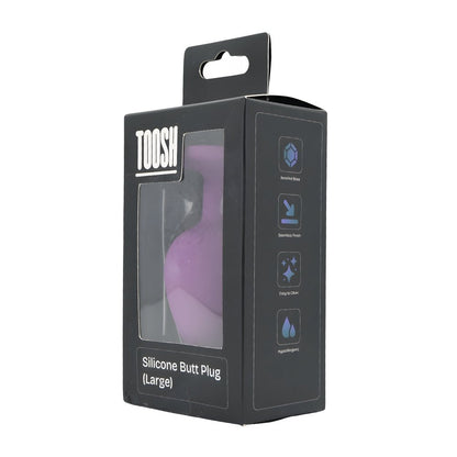 Toosh Purple Silicone Butt Plug Large - Sensual Vibes UK