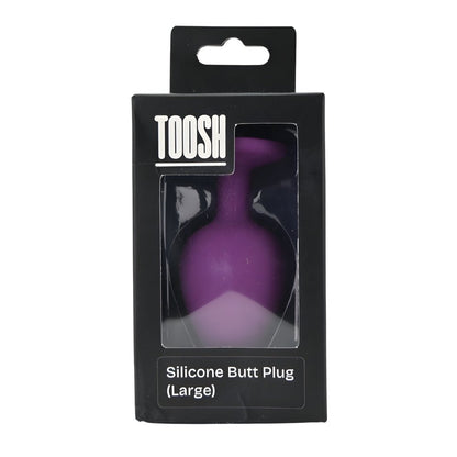 Toosh Purple Silicone Butt Plug Large - Sensual Vibes UK