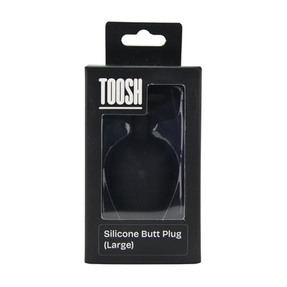 Toosh Black Silicone Butt Plug Large - Sensual Vibes UK