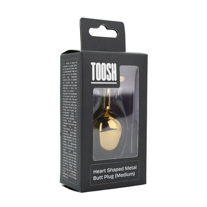 Toosh Heart Shaped Gold with Red Stone Medium - Sensual Vibes UK