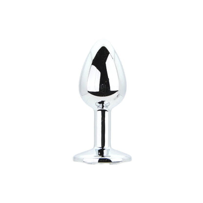 Toosh Metal Butt Plug Silver Set of 3 Clear Stone - Sensual Vibes UK