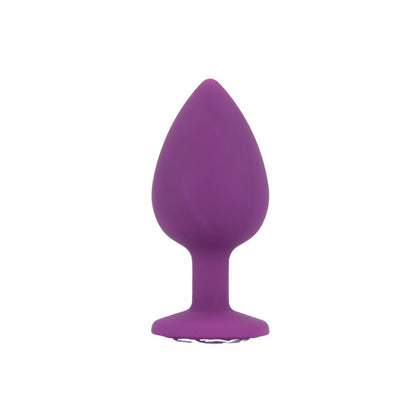 Toosh Silicone Butt Plug Purple Set of 3 Clear Stone - Sensual Vibes UK