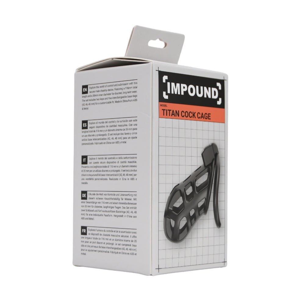 Impound Titan Cock Cage - Sensual Vibes UK