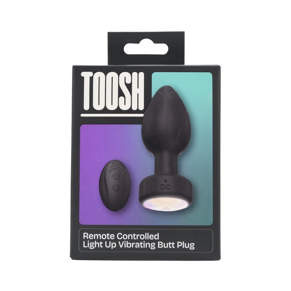 Toosh Remote Controlled Light Up Vibrating Butt Plug - Sensual Vibes UK