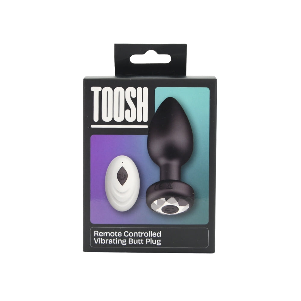 Toosh Remote Controlled Silicone Vibrating Butt Plug