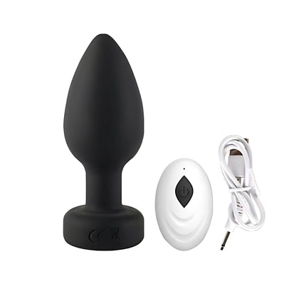 Toosh Remote Controlled Silicone Vibrating Butt Plug
