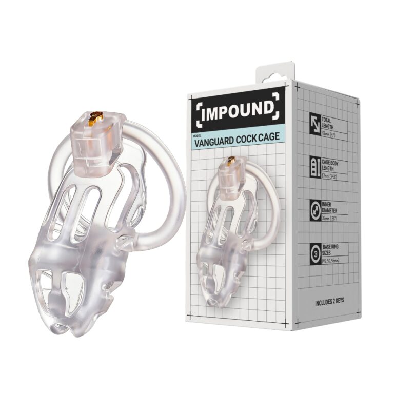 Impound Vanguard Cock Chastity Clear Cage Kit