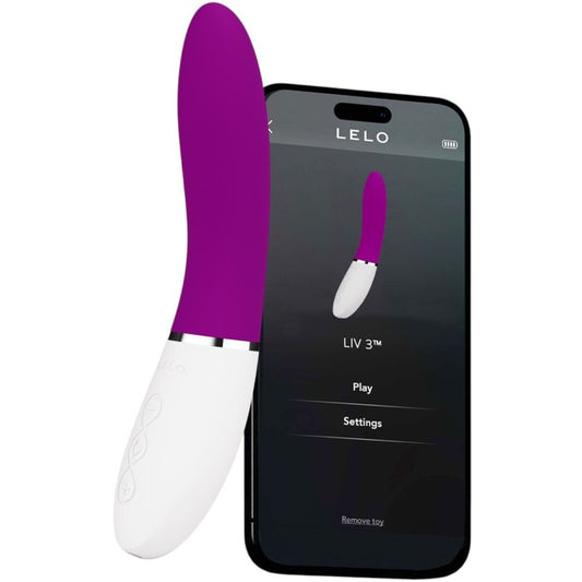 LELO LIV 3 App Controlled G-Spot Vibrator Deep Rose
