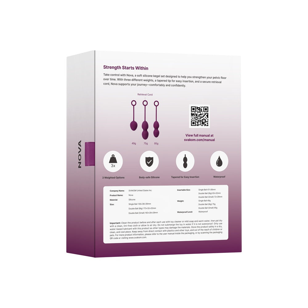 Svakom Nova Exercise Kegel Balls