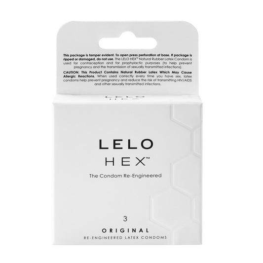 LELO HEX Condoms Original 3 pack