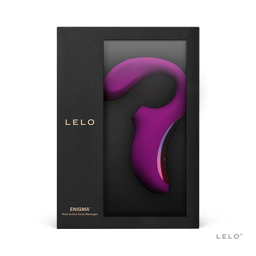 LELO ENIGMA Sonic Dual Stimulation Massager Packaging Front