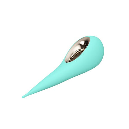 LELO DOT Precision Sonic Motion Clitoral Massager Aqua Top  Right View