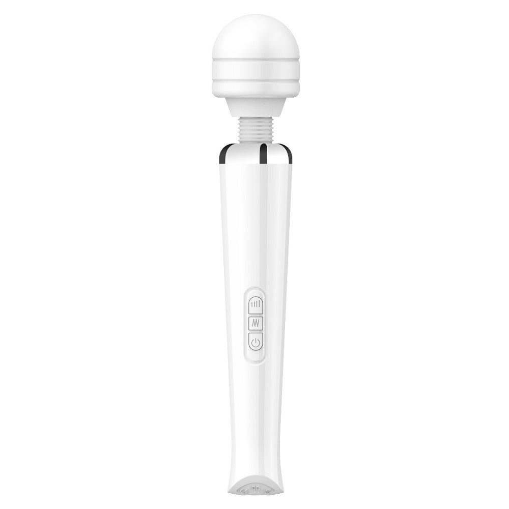 Loving Joy Rechargeable Magic Wand Vibrator White Product Image