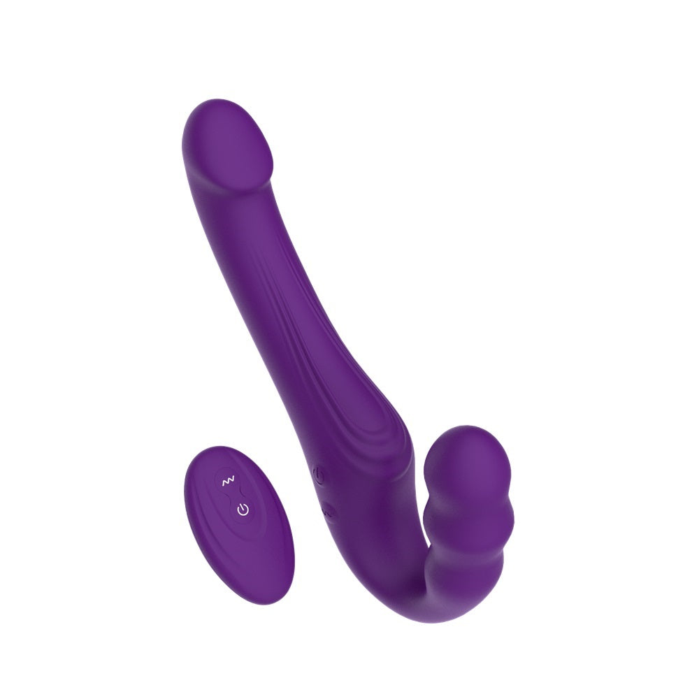 Mina Echo Remote Vibrating Strapless Strap On