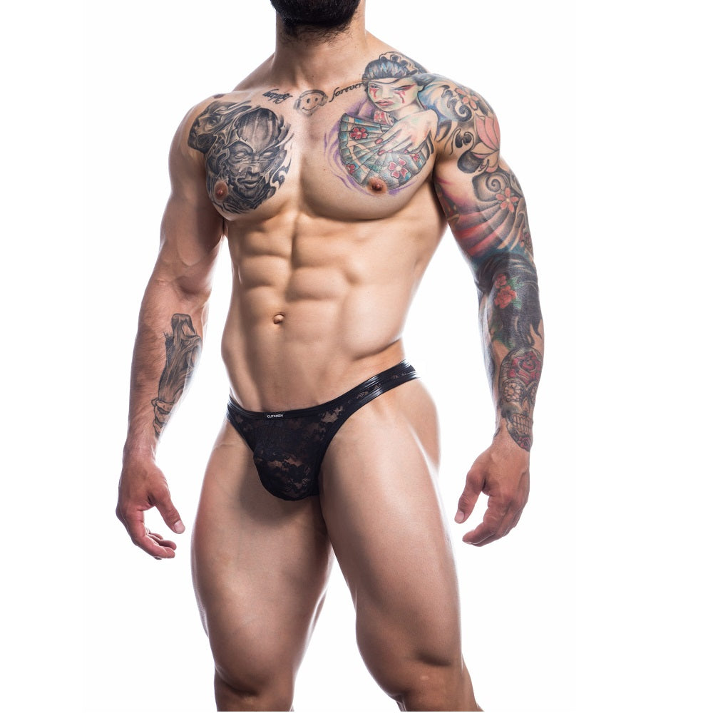 C4M L4CE Thong Black Product Image