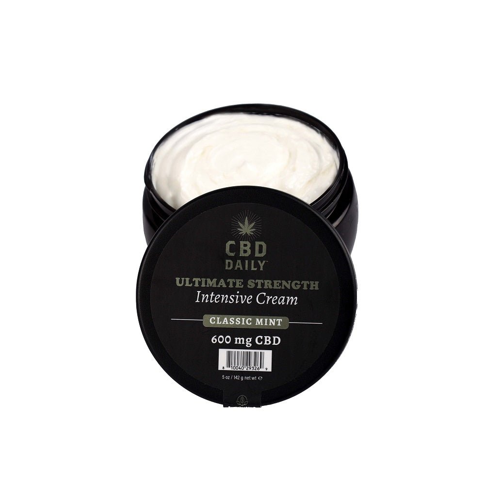 Earthly Body CBD Daily Ultimate Strength Intensive Cream Classic Mint 142g - Sensual Vibes UK