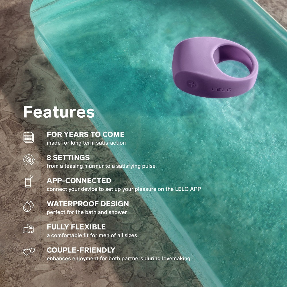 LELO Tor 3 App Controlled Cock Ring Black