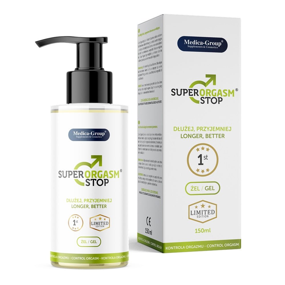 Super Orgasm Stop Gel 150ml - Sensual Vibes UK
