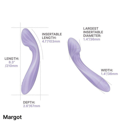 Svakom Margot G - Spot Vibrator Lilac - Sensual Vibes UK