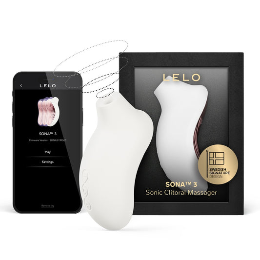 LELO Sona 3 Cruise Clitoral Suction Massager Cream Packaging Front