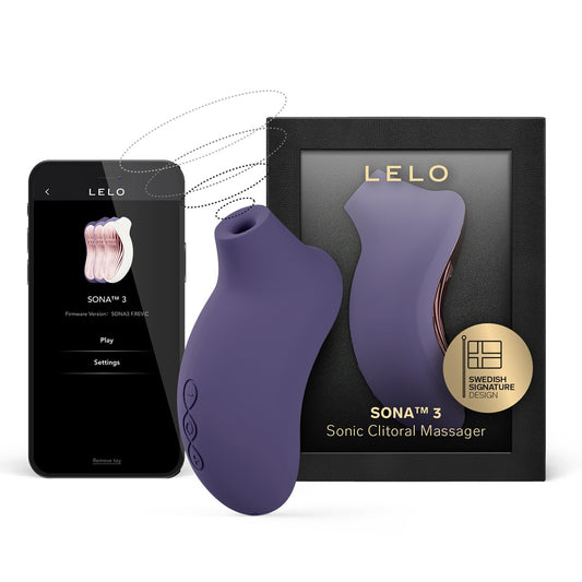 LELO Sona 3 Cruise Clitoral Suction Massager Cyber Purple Packaging Front