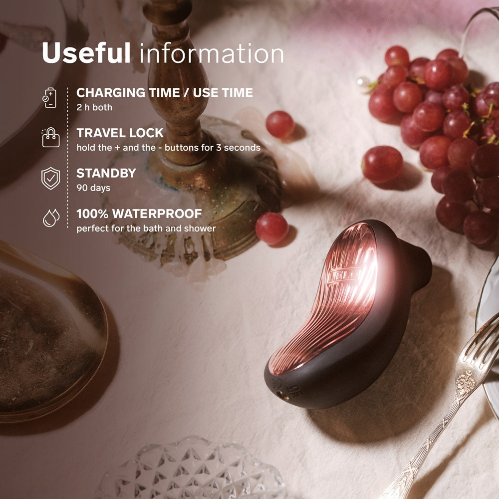 LELO Sona 3 Cruise Clitoral Suction Massager Black Information List